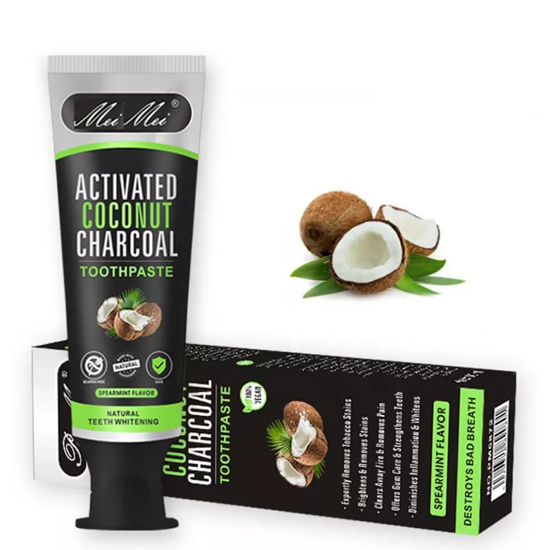 Dentifrice au charbon de coco activé