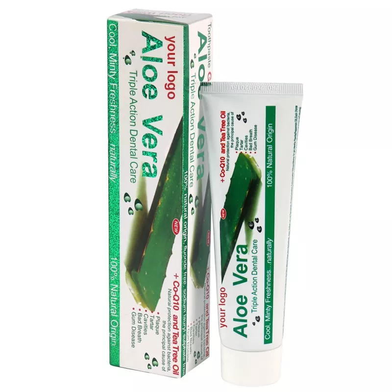 Dentifrice à base de plantes à l'Aloe Vera