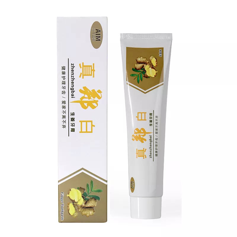 Dentifrice naturel au gingembre et aux herbes